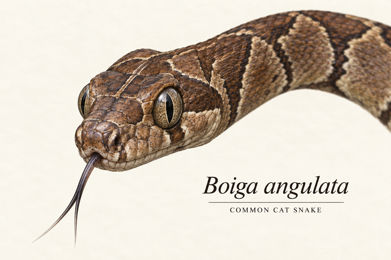Boiga angulata Portrait