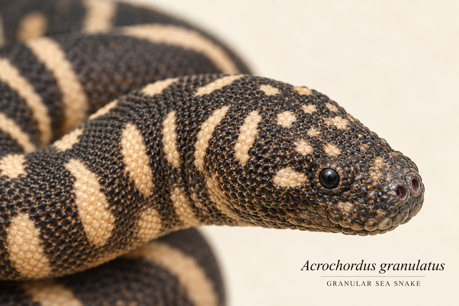 Acrochordus granulatus Portrait