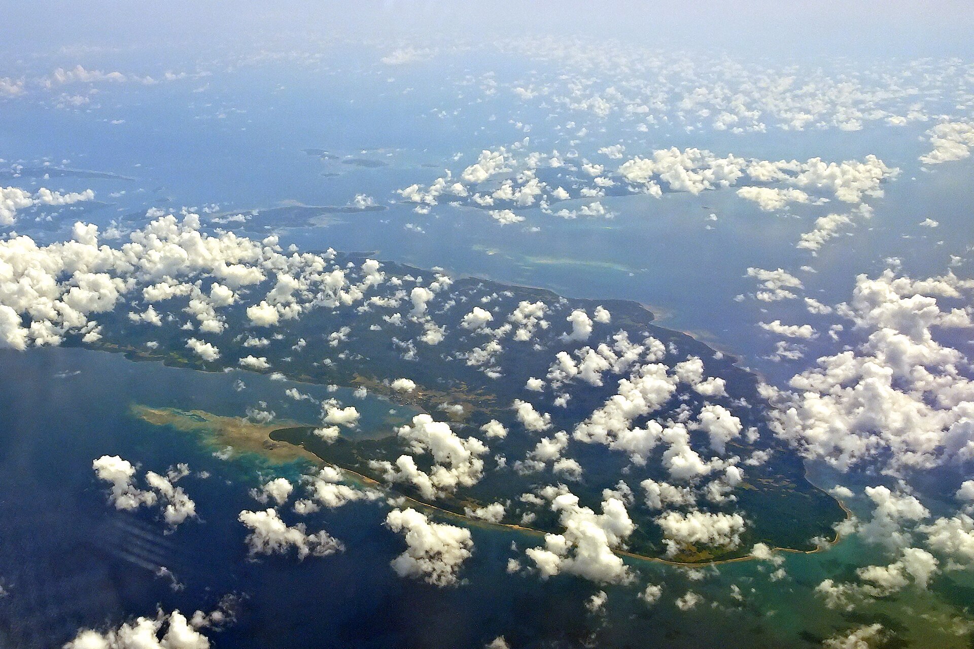 A view of Polillo Island, Quezon.